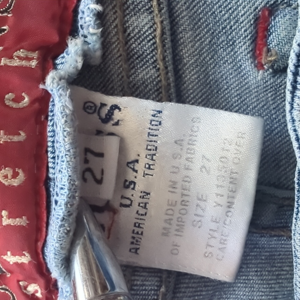 Vintage Super Low Rise Flare Exposed Button Fly Y2K Guess Jeans - Picture 7 of 10